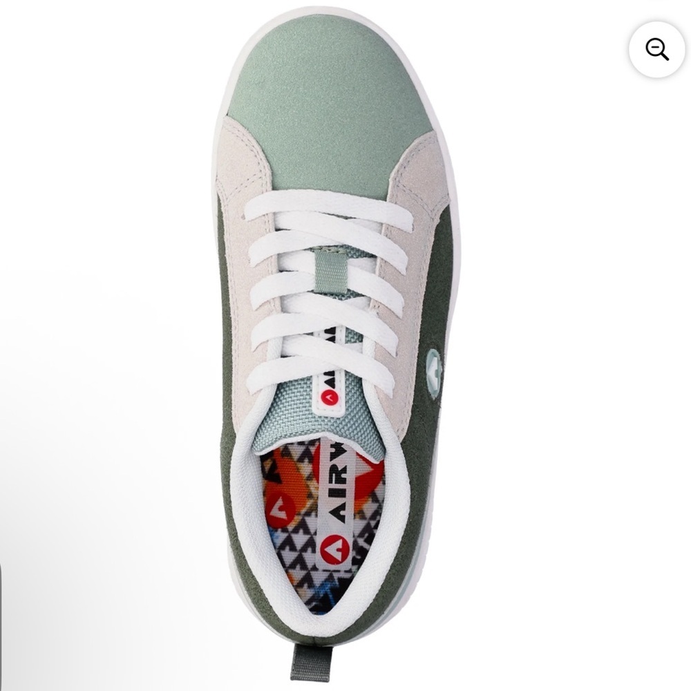 Airwalk Kids Sneakers - Green, Gray, White - Picture 3 of 5